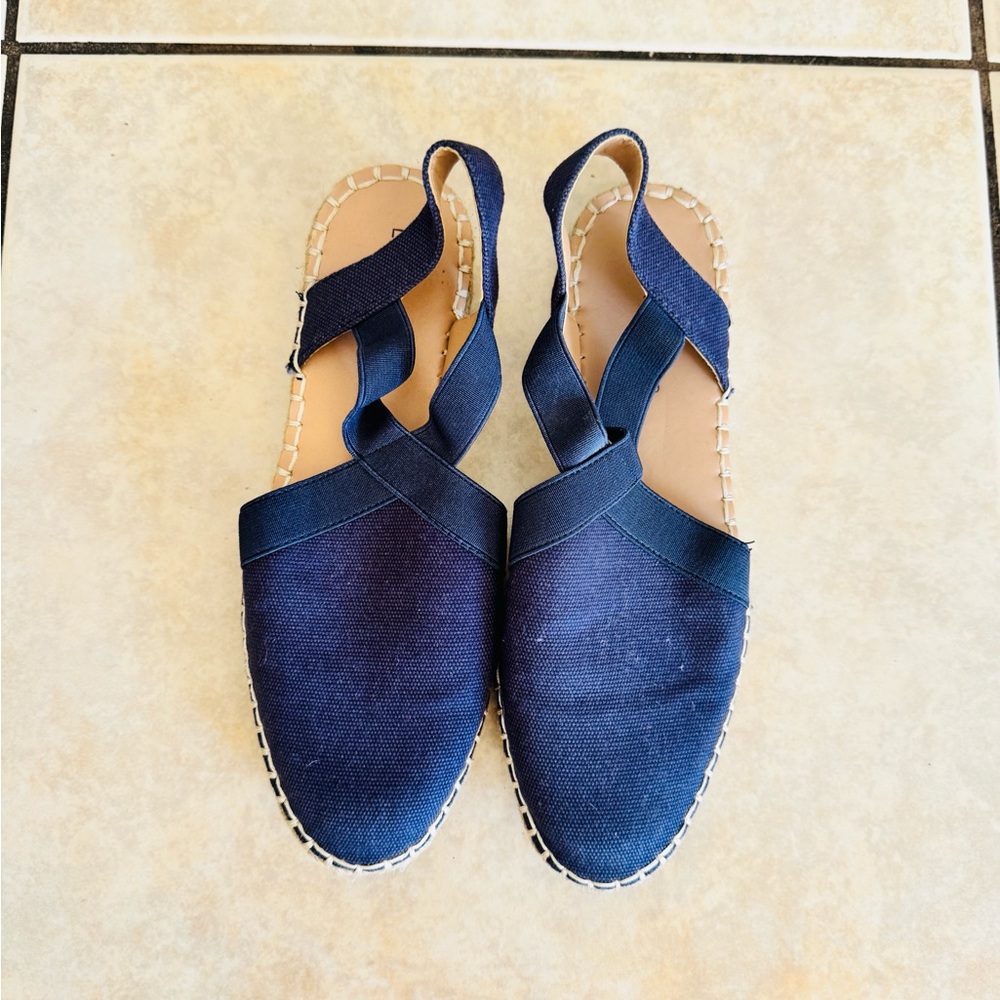 Women's Lucky Brand Navy Espadrille Sandals